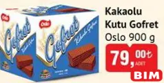 OSLO KAKAOLU KUTU GOFRET 900 G